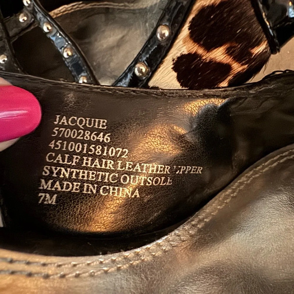 White House Black Market Brown and Black Stiletto Heels - Picture 10 of 15